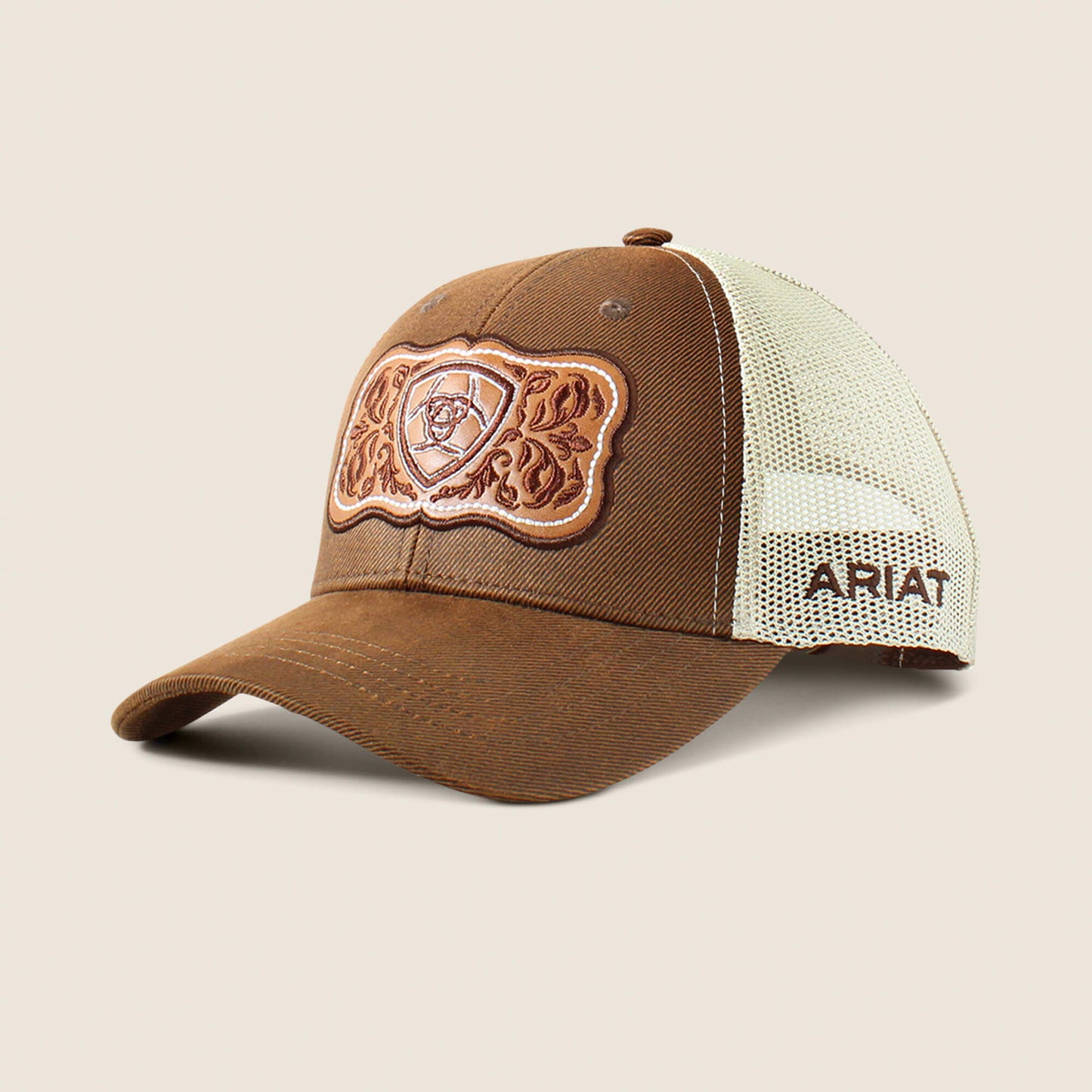 Floral Leather Patch Cap Ariat Women|Accessories