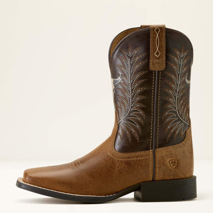 Stampede Wide Square Toe Western Boot Ariat Kids