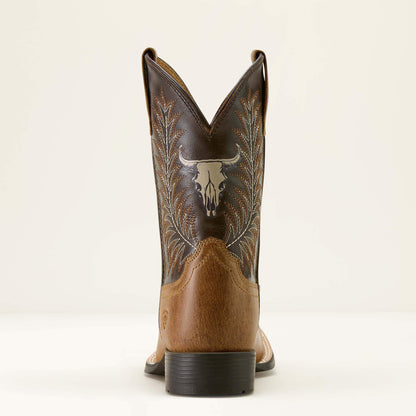 Stampede Wide Square Toe Western Boot Ariat Kids