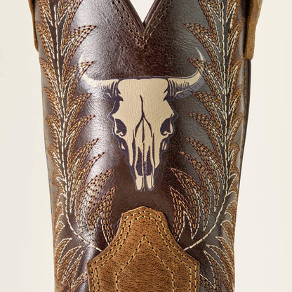 Stampede Wide Square Toe Western Boot Ariat Kids