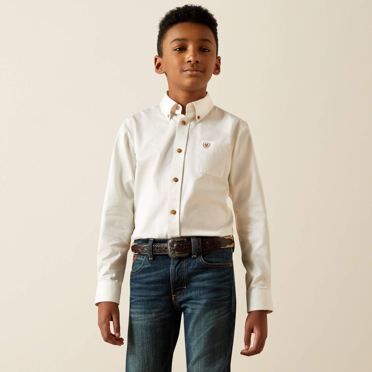 Solid Twill Classic Fit Shirt Ariat Kids