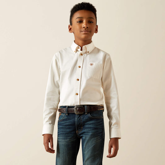 Solid Twill Classic Fit Shirt Ariat Kids