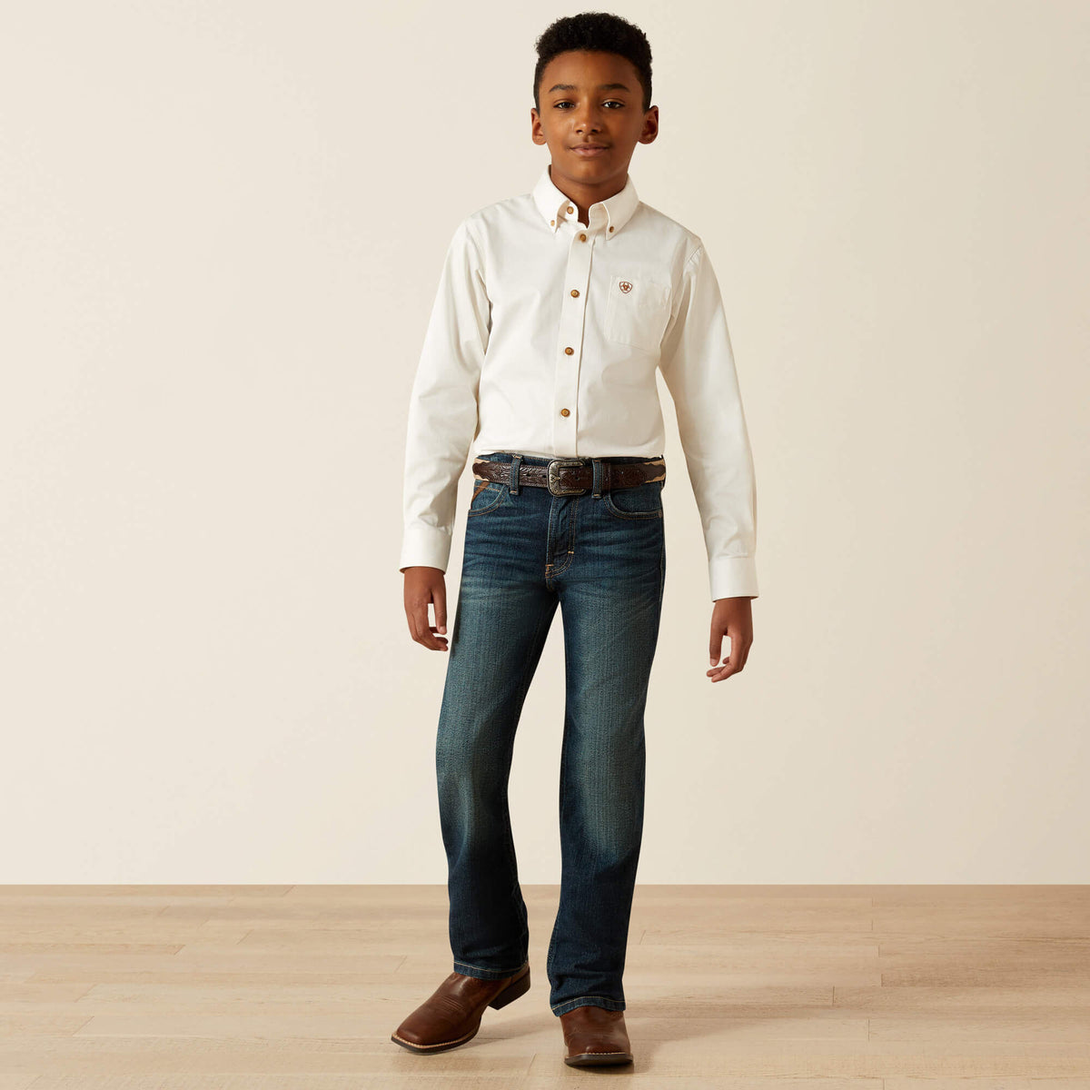 Solid Twill Classic Fit Shirt Ariat Kids