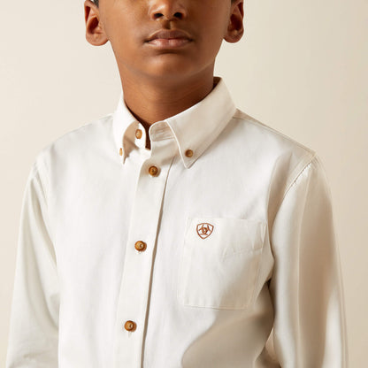 Solid Twill Classic Fit Shirt Ariat Kids