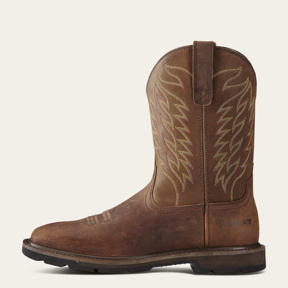 Groundbreaker Wide Square Toe Steel Toe Work Boot Ariat Work|Men