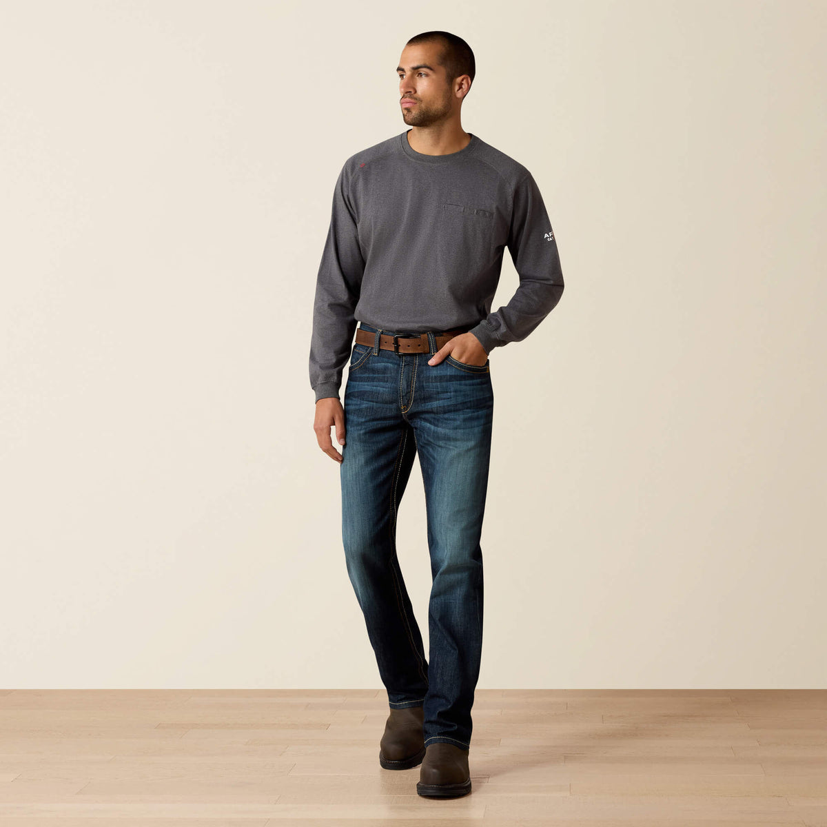 FR M4 Relaxed Stretch DuraLight Basic Boot Cut Jean Ariat Work|Men
