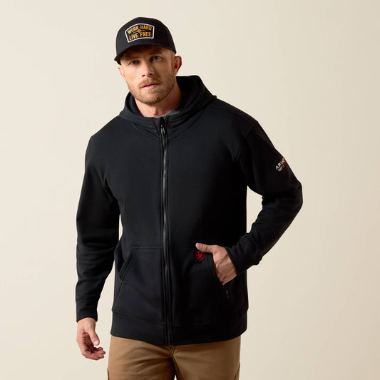 FR DuraStretch Full Zip Hoodie Ariat Work|Men