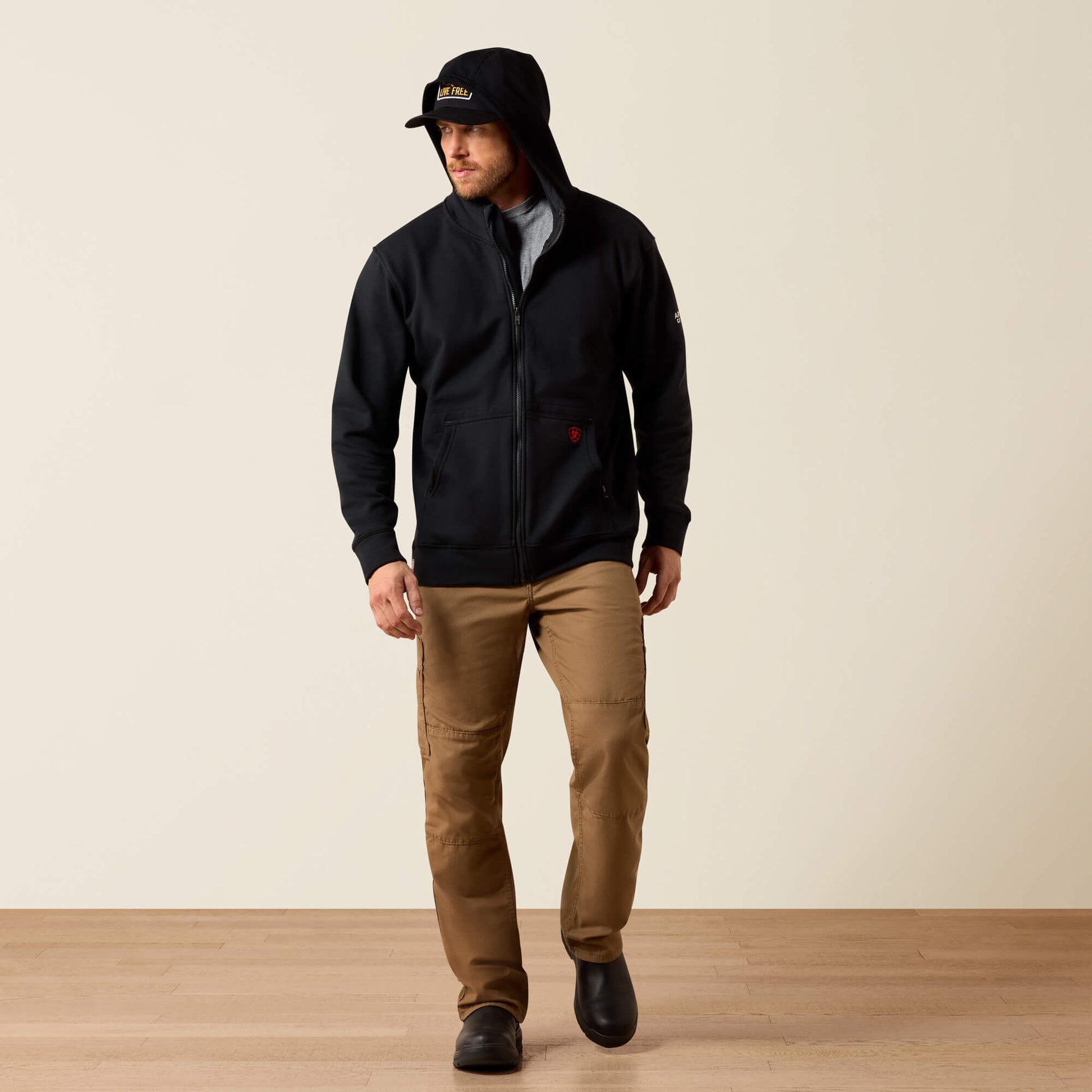 FR DuraStretch Full Zip Hoodie Ariat Work|Men