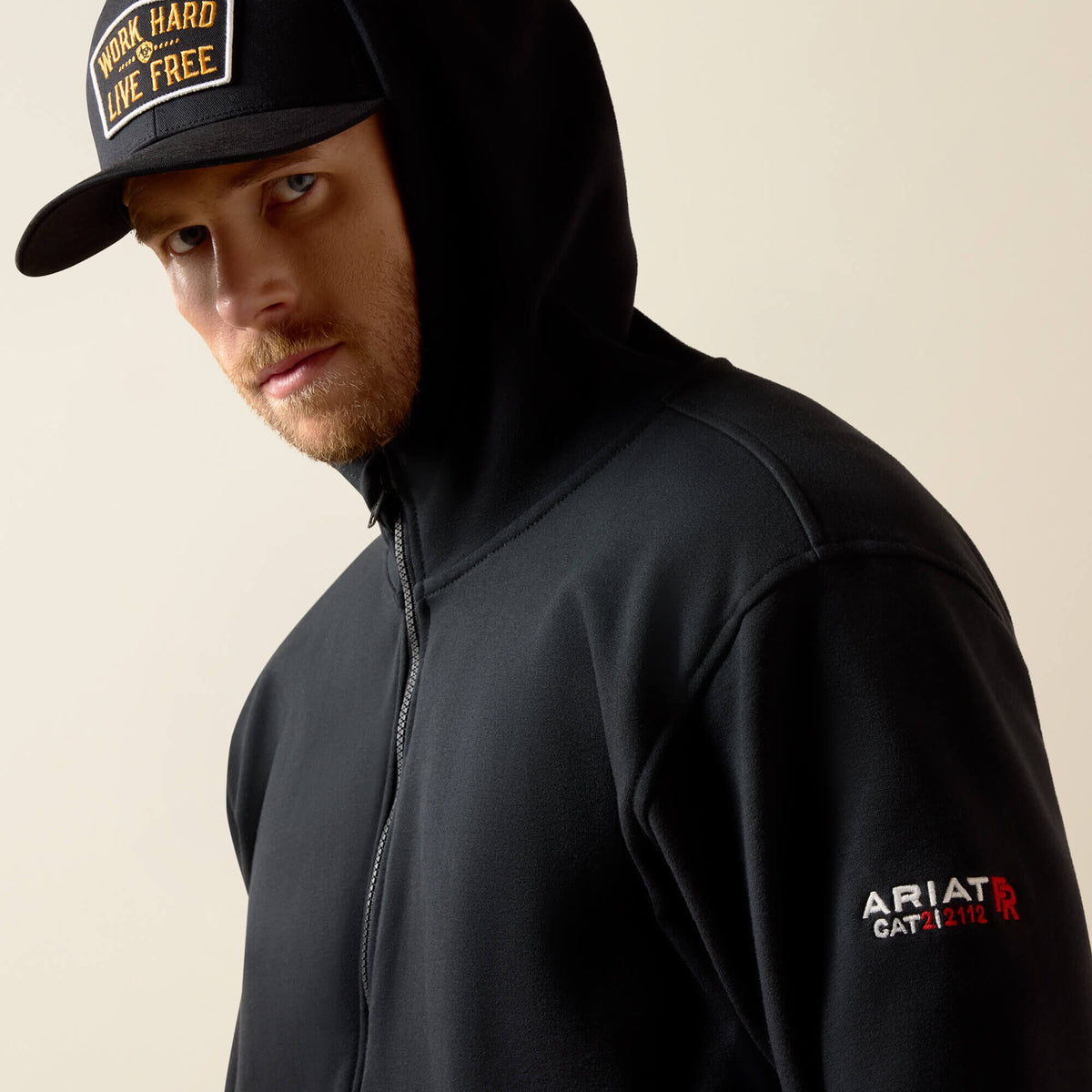 FR DuraStretch Full Zip Hoodie Ariat Work|Men