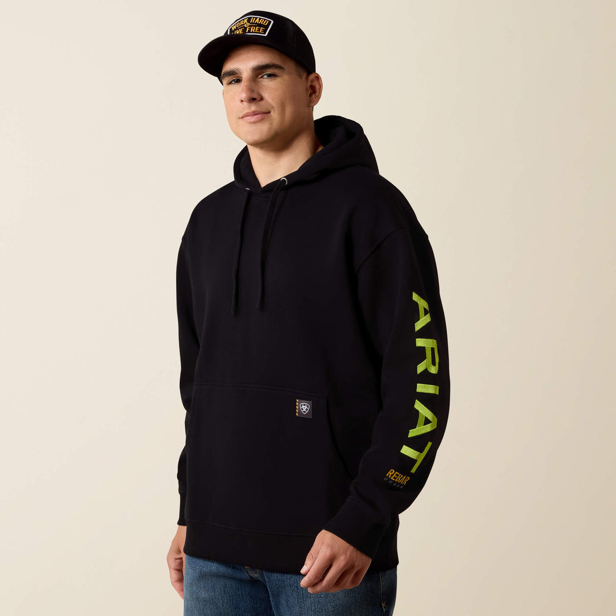 Rebar Workman Graphic Hoodie Ariat Work|Men