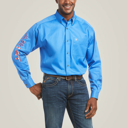 Team Logo Twill Classic Fit Shirt Ariat Sale|Men