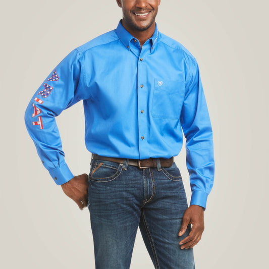 Team Logo Twill Classic Fit Shirt Ariat Sale|Men