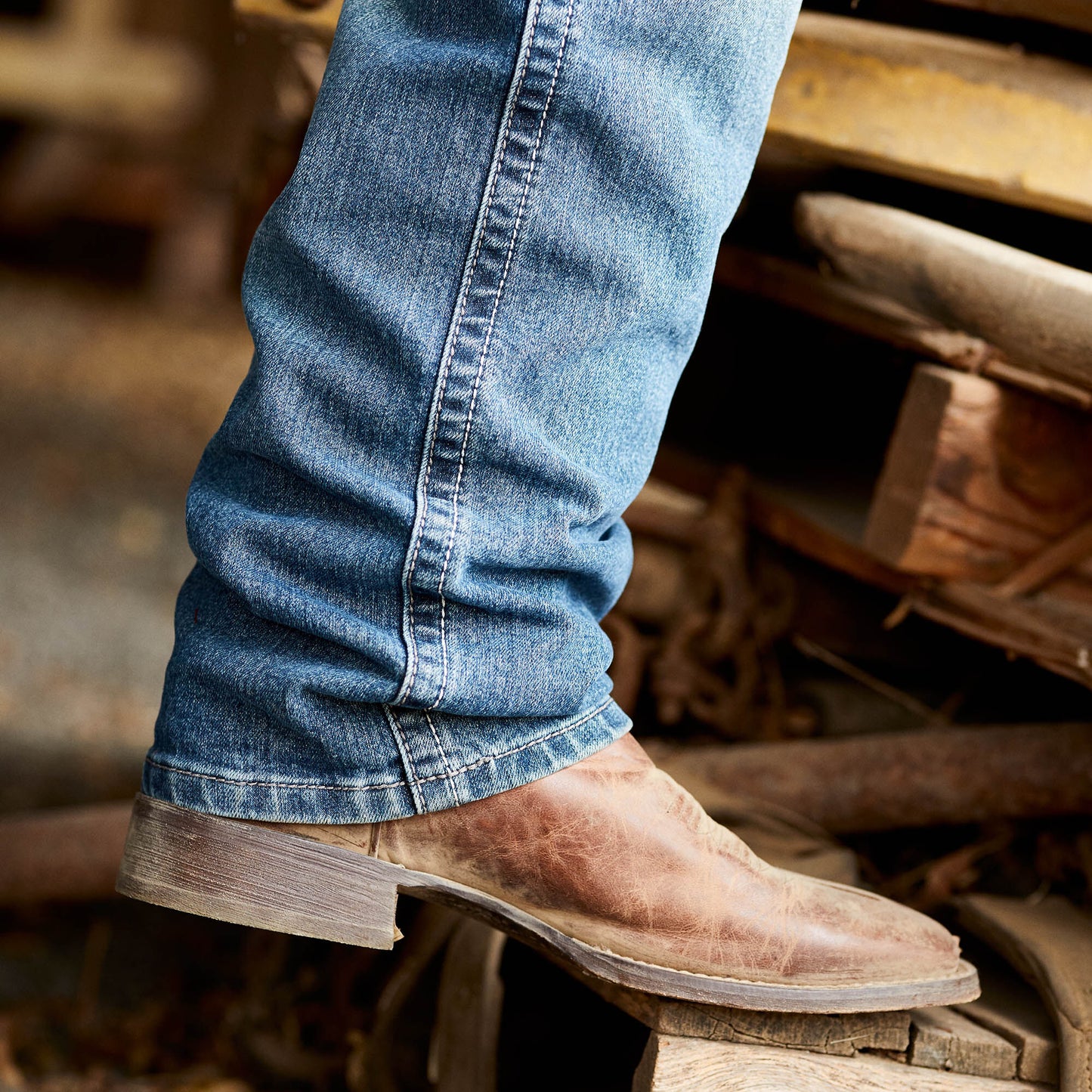 Circuit Patriot Wide Square Toe Cowboy Boot Ariat Men