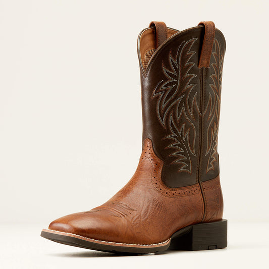 Sport Western Wide Square Toe Cowboy Boot Ariat Men