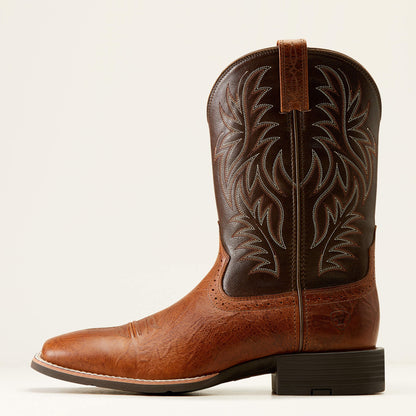 Sport Western Wide Square Toe Cowboy Boot Ariat Men