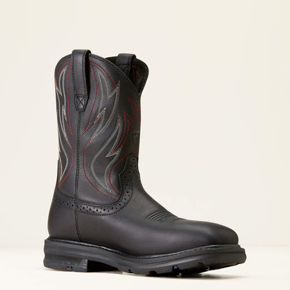 Sierra Shock Shield Wide Square Toe Steel Toe Work Boot Ariat Men|Work