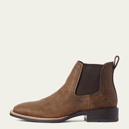 Booker Chelsea Wide Square Toe Western Boot Ariat Men