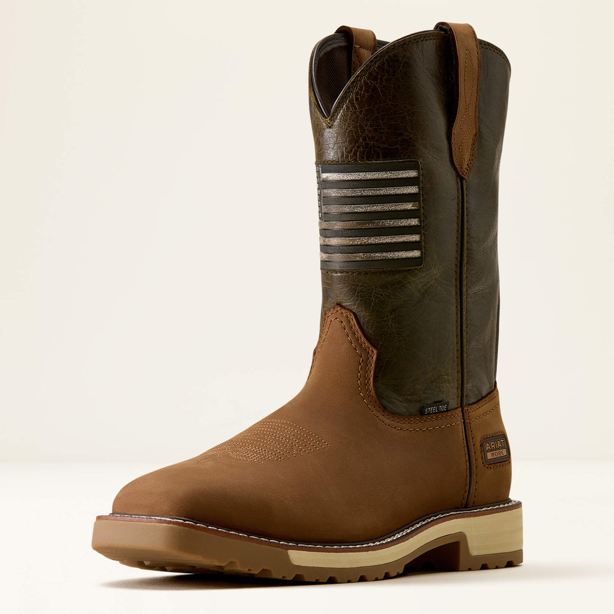 Activator Patriot Wide Square Toe Steel Toe Work Boot Ariat Men|Work