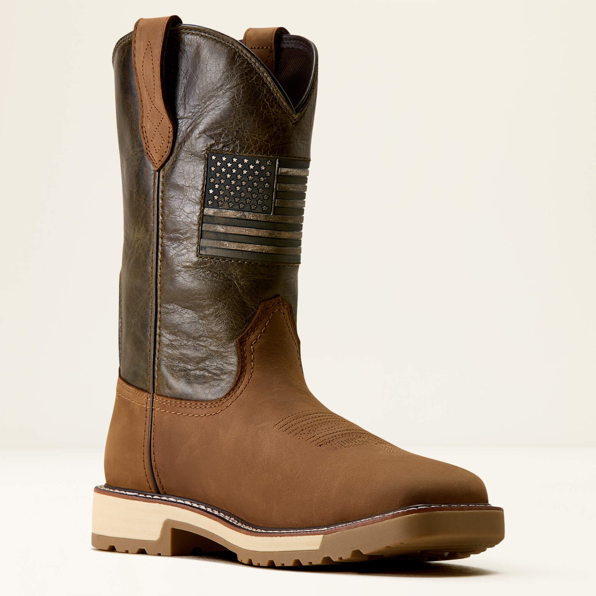 Activator Patriot Wide Square Toe Steel Toe Work Boot Ariat Men|Work