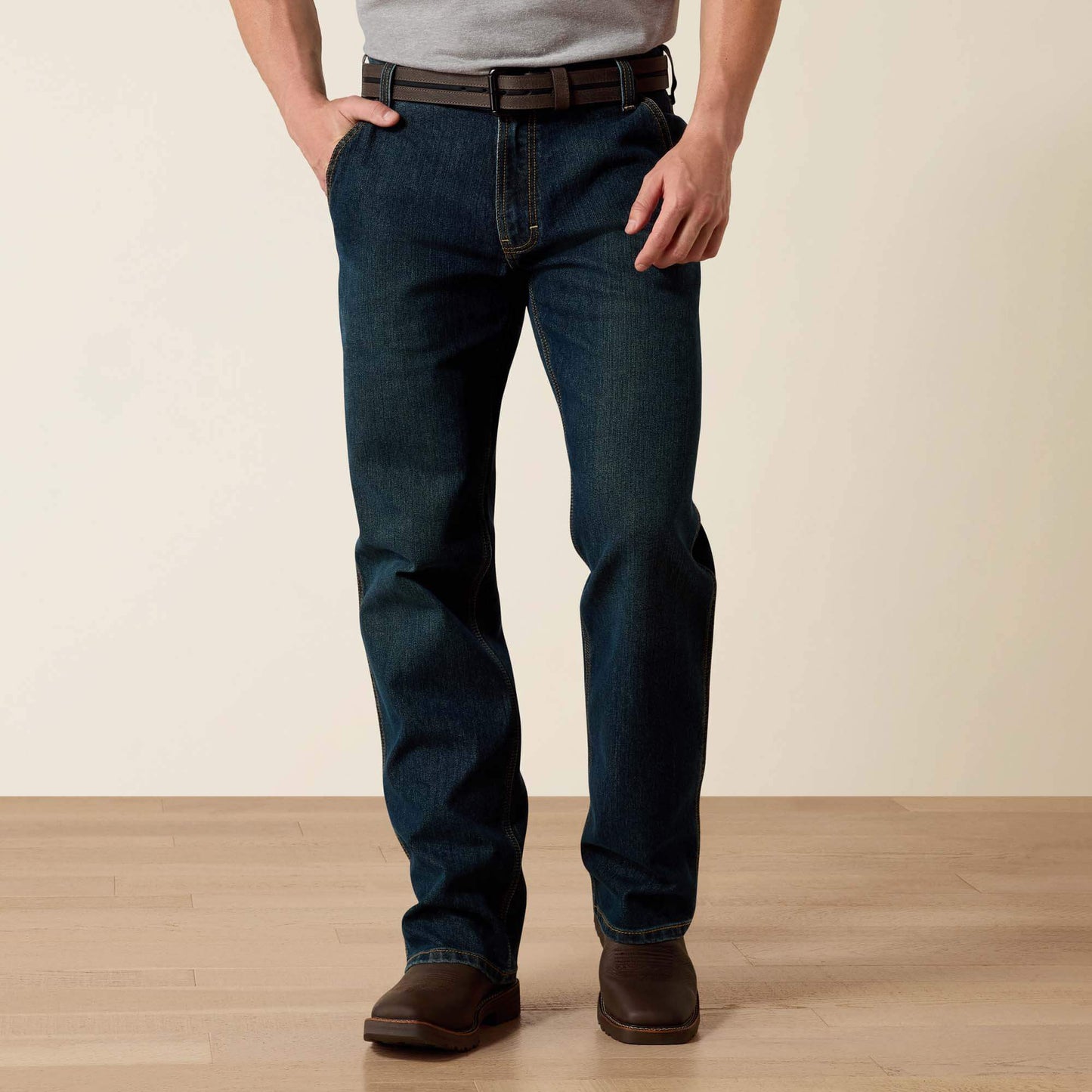 Rebar M4 Relaxed Workhorse DuraStretch Boot Cut Jeans Ariat Men|Work