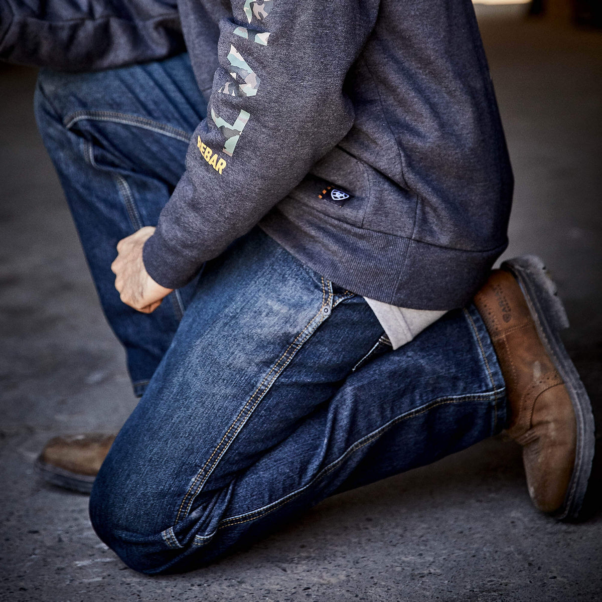 Rebar M4 Relaxed Workhorse DuraStretch Boot Cut Jeans Ariat Men|Work
