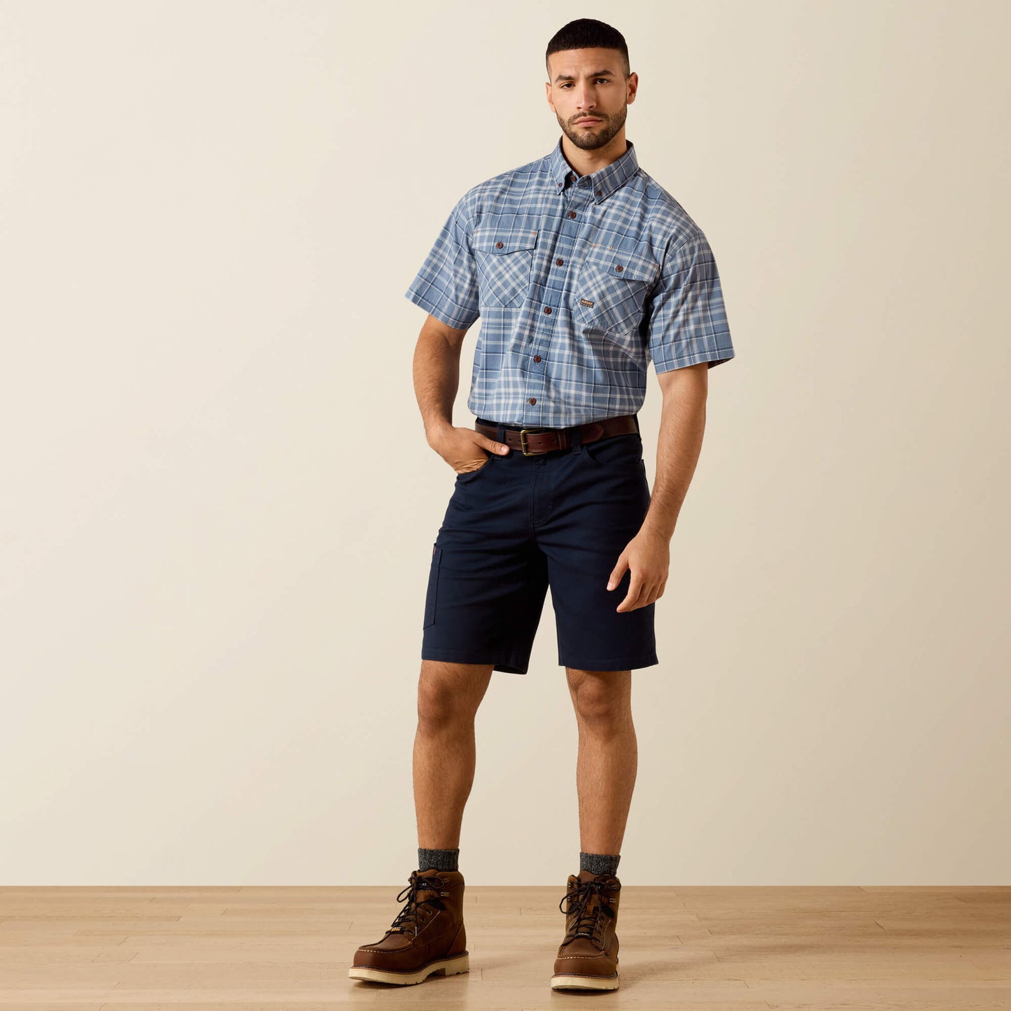 Rebar DuraStretch Made Tough 10" Short Ariat Men