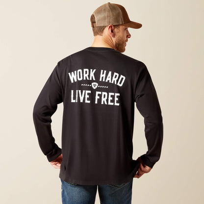 Rebar Cotton Strong WHLF T-Shirt Ariat Men|Work