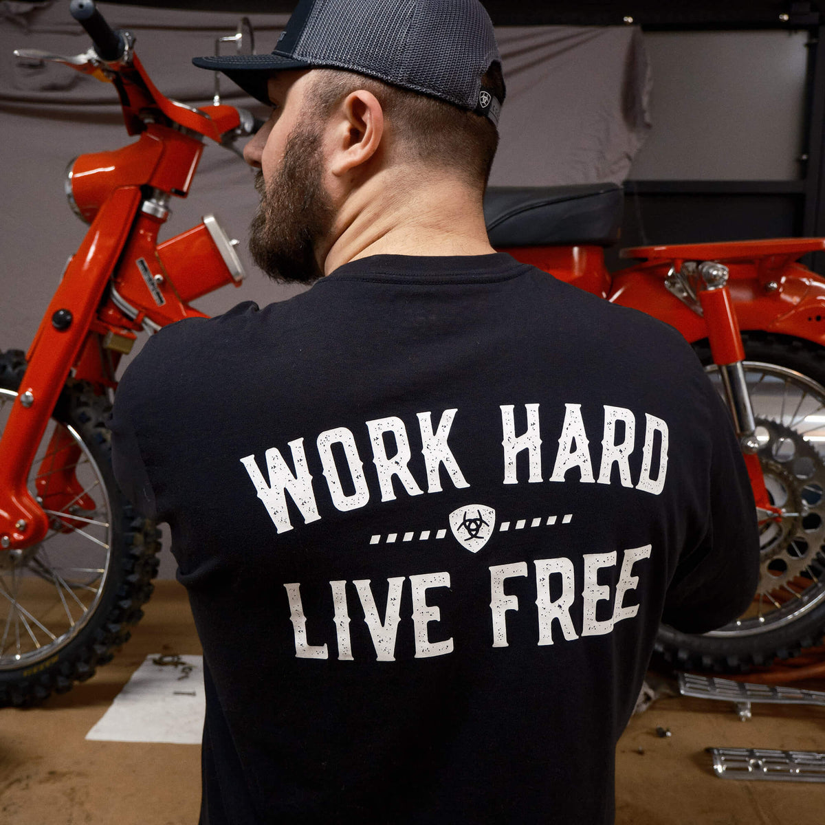 Rebar Cotton Strong WHLF T-Shirt Ariat Men|Work