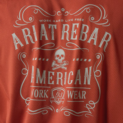 Rebar Heat Fighter Label Long Sleeve T-Shirt Ariat Men|Work