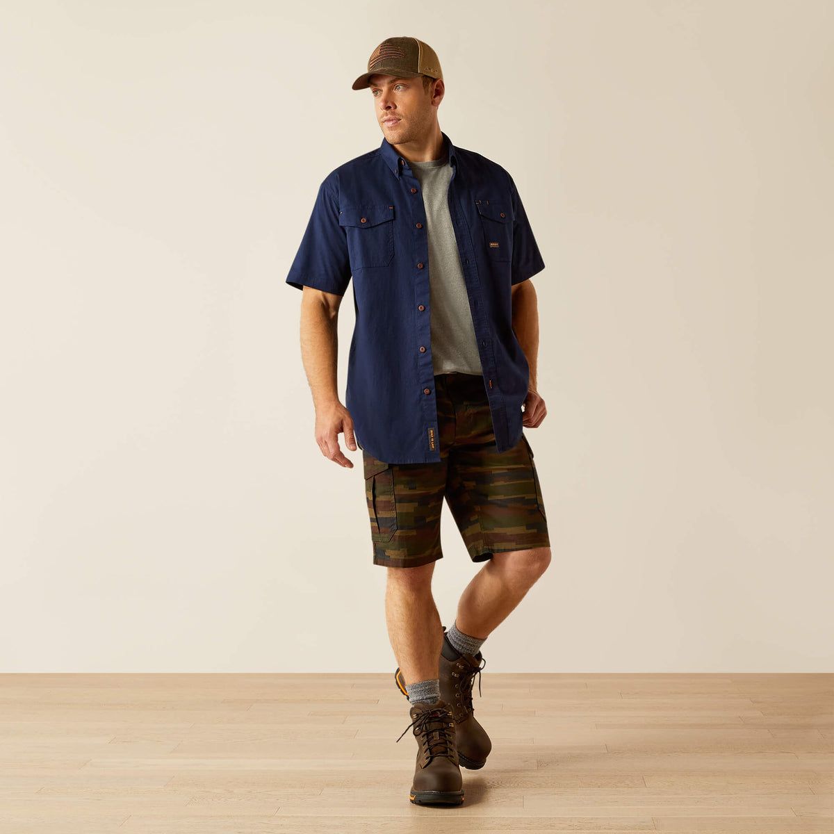 Rebar Made Tough DuraStretch Work Shirt Ariat Men|Work