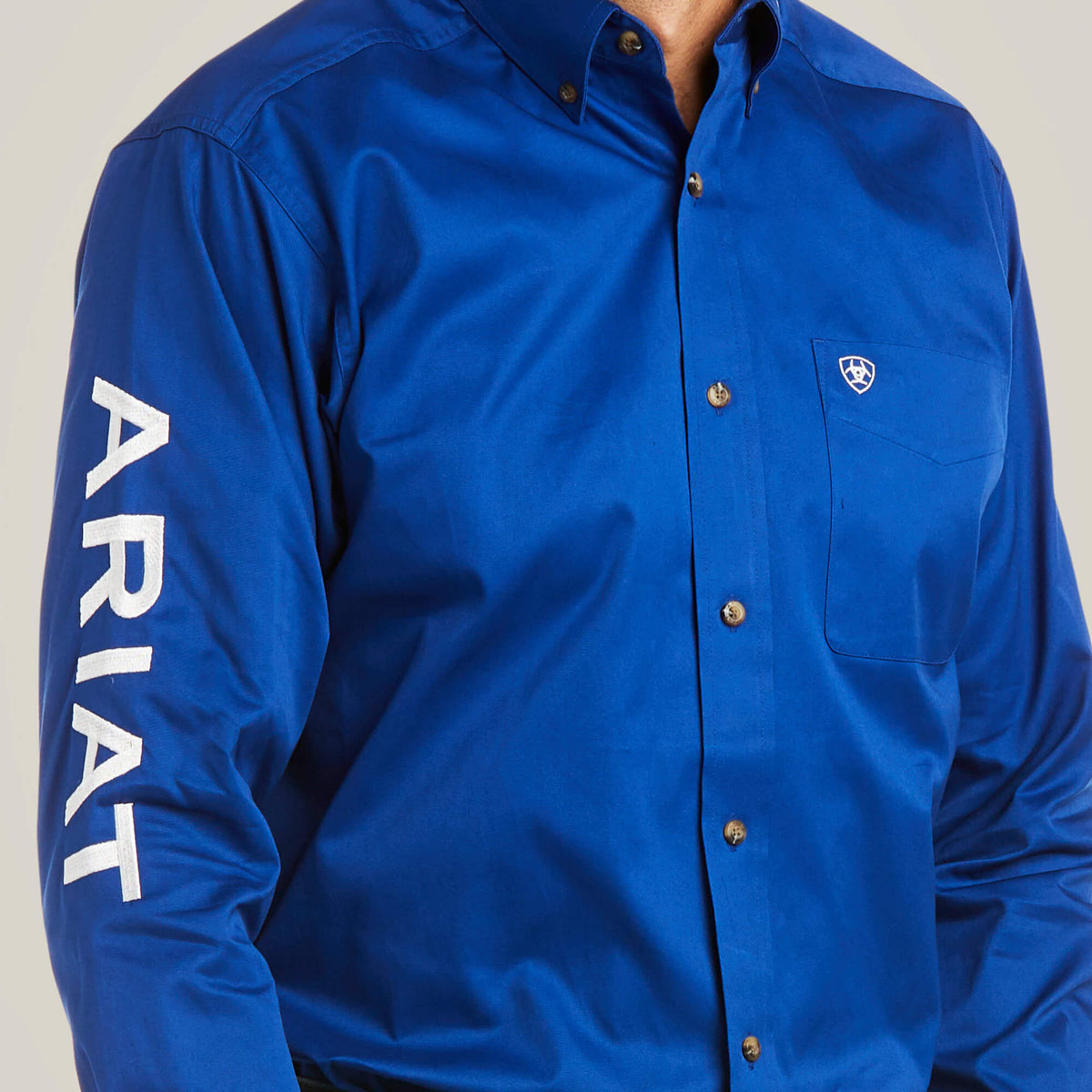 Team Logo Twill Fitted Shirt Ariat Men