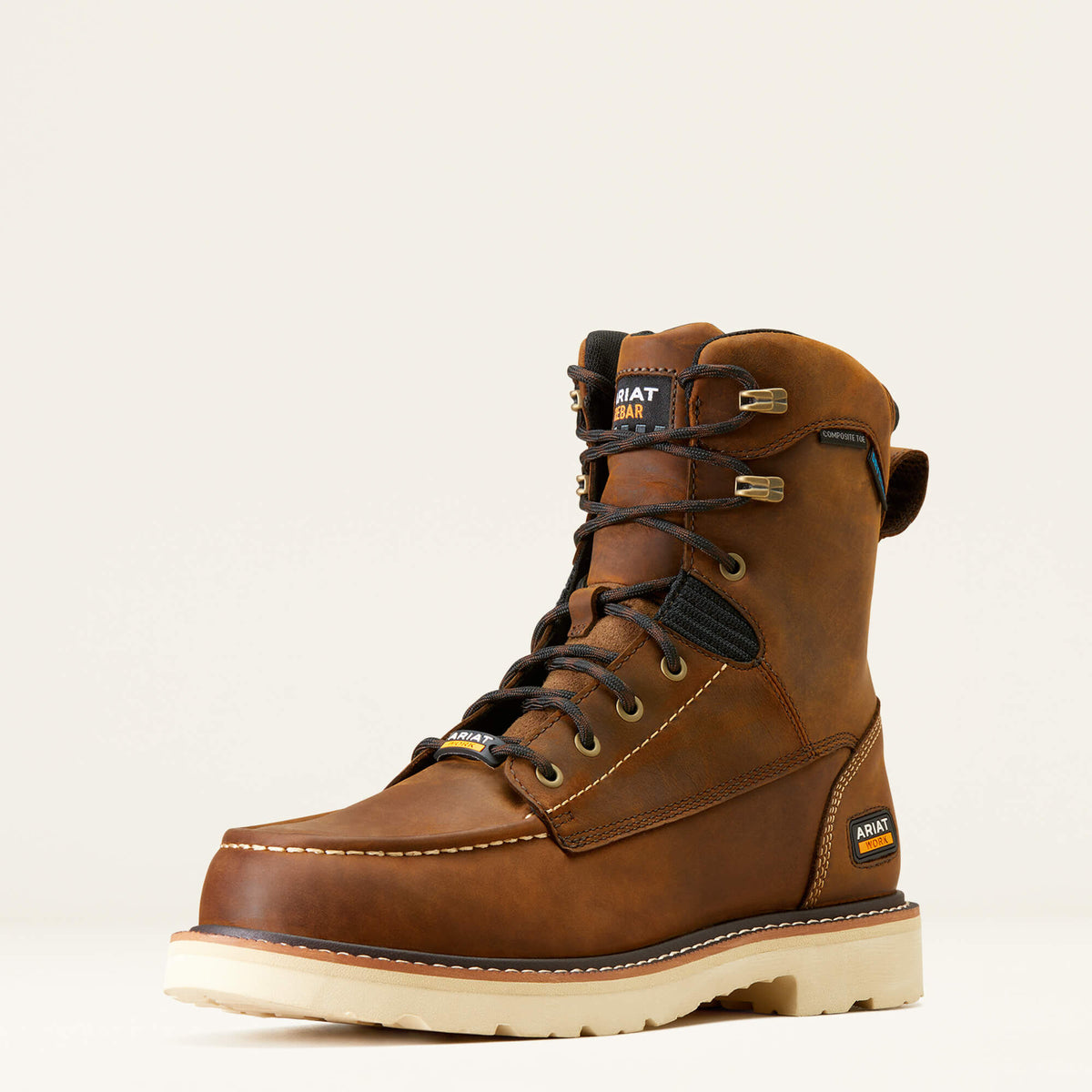 Rebar Lift 8" Waterproof Composite Toe Work Boot Ariat Men|Work