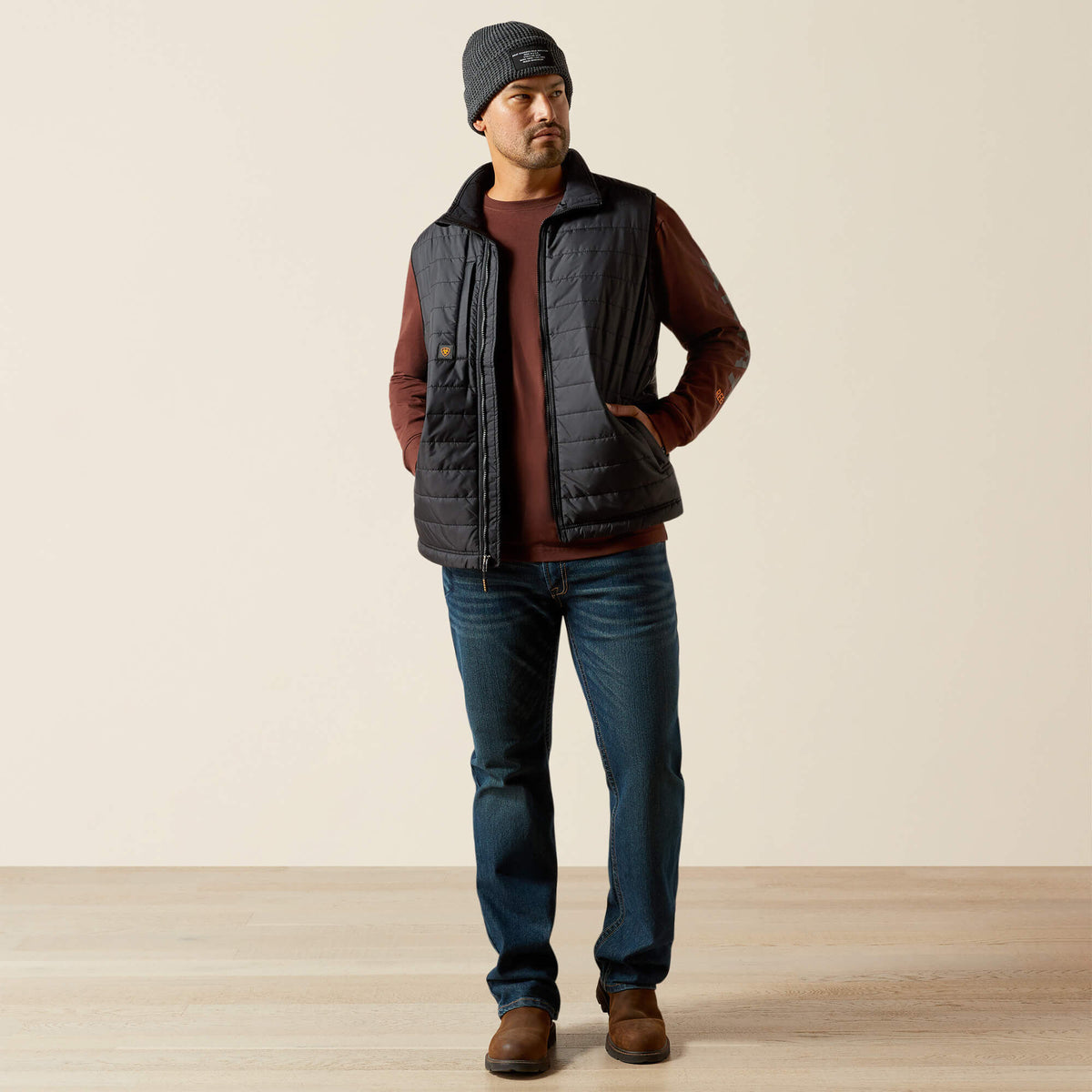 Rebar Cordura Ripstop Lightweight Insulated Vest Ariat Men|Work