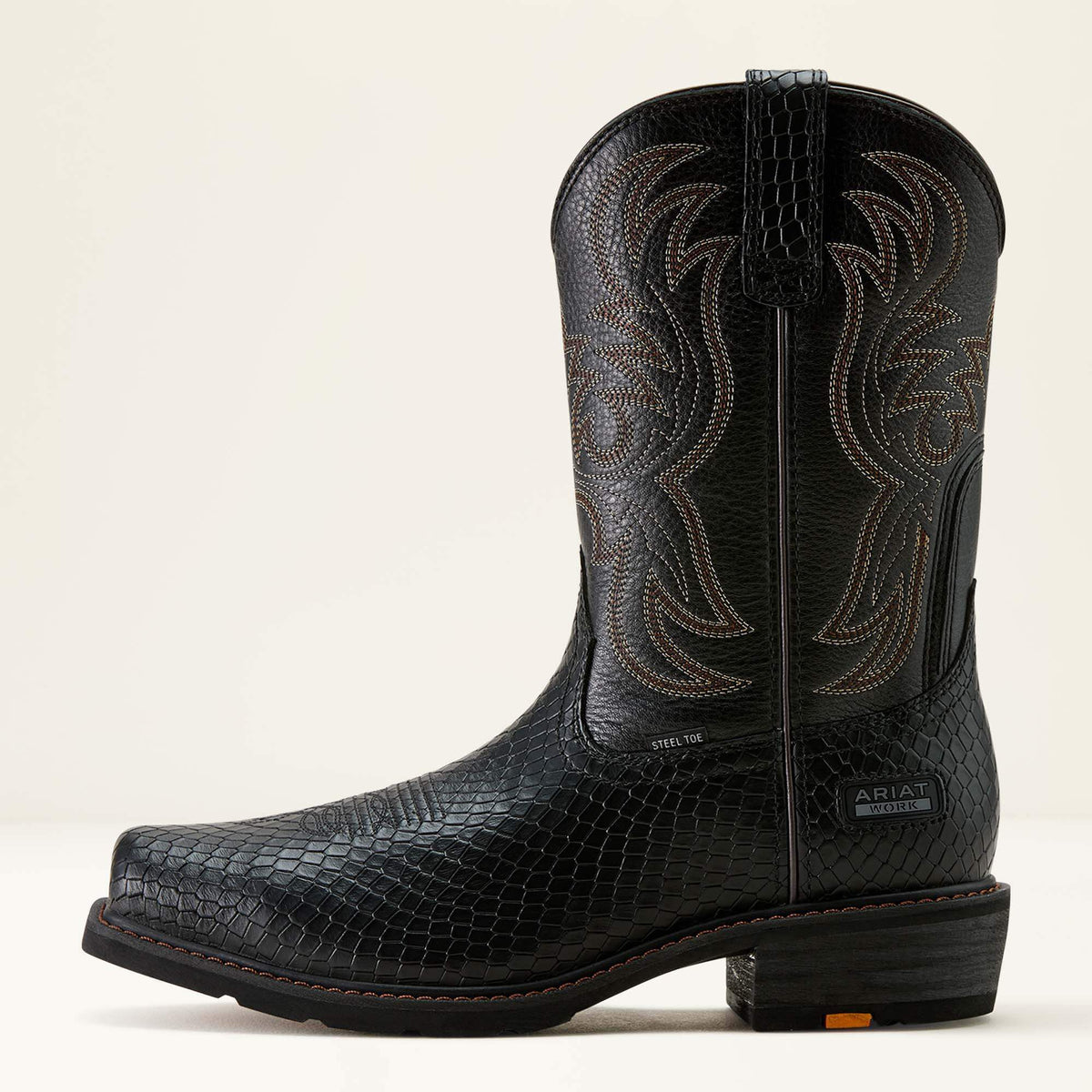Ironside Square Toe Steel Toe Work Boot Ariat Men|Work