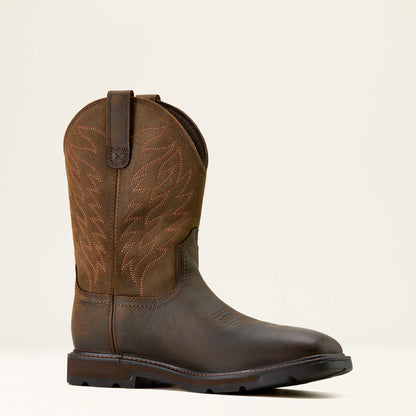 Groundbreaker Wide Square Toe Waterproof Work Boot Ariat Men|Work