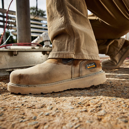 Rebar Wedge Chelsea Waterproof Composite Toe Work Boot Ariat Men|Work