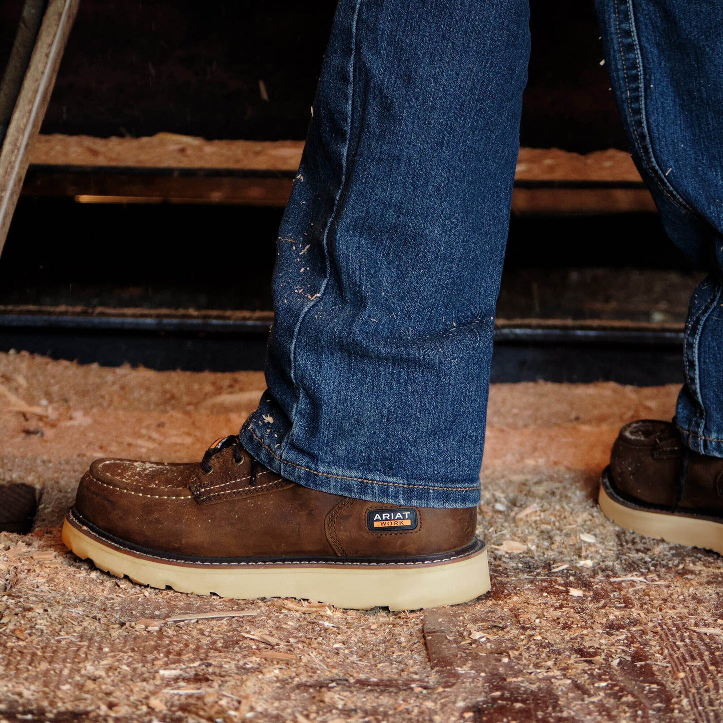 Rebar Wedge Moc Toe 6" Waterproof Work Boot Ariat Men|Work