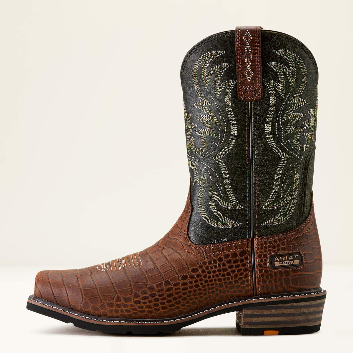 Ironside Square Toe Steel Toe Work Boot Ariat Men|Work