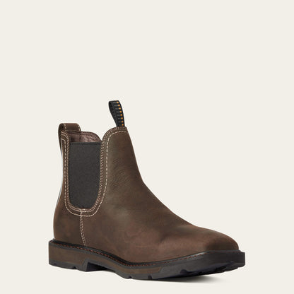 Groundbreaker Chelsea Wide Square Toe Waterproof Work Boot Ariat Men|Work