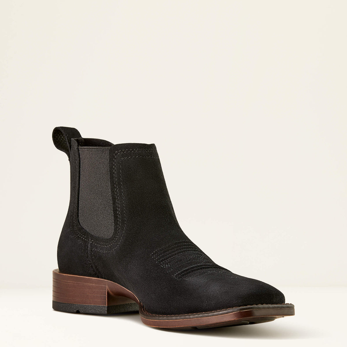 Booker Chelsea Wide Square Toe Western Boot Ariat Men
