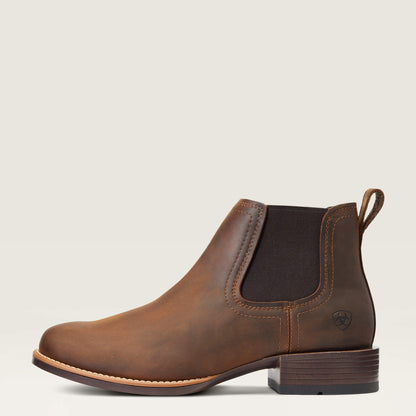 Booker Chelsea Round Toe Western Boot Ariat Men
