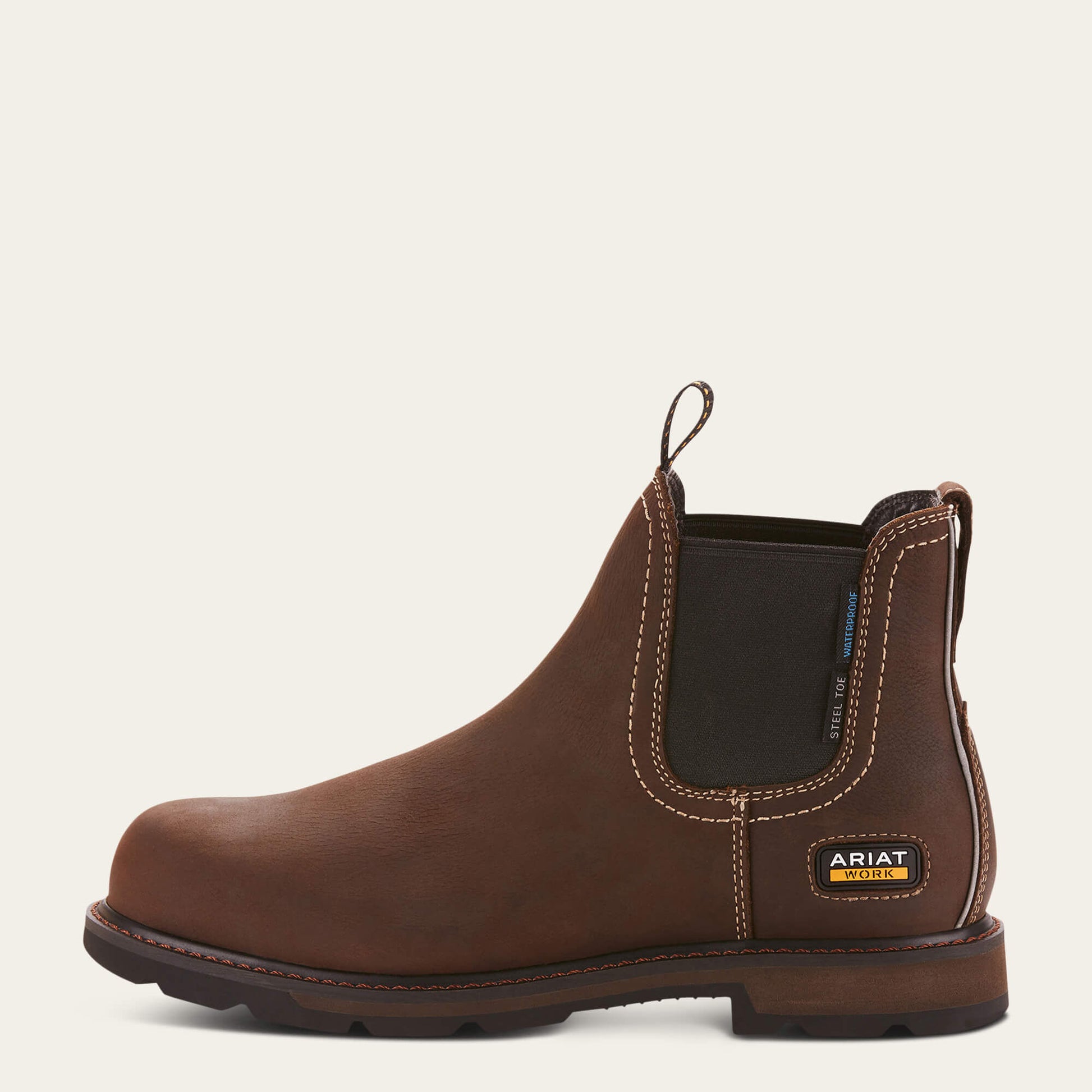Groundbreaker Chelsea Waterproof Steel Toe Work Boot Ariat Men|Work