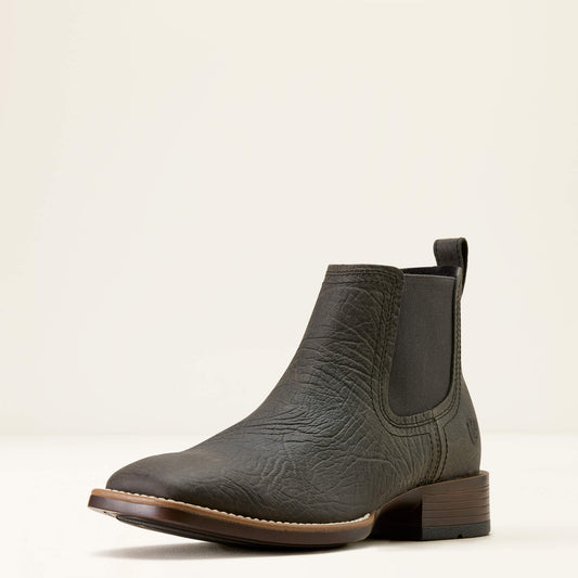 Booker Chelsea Wide Square Toe Western Boot Ariat Men