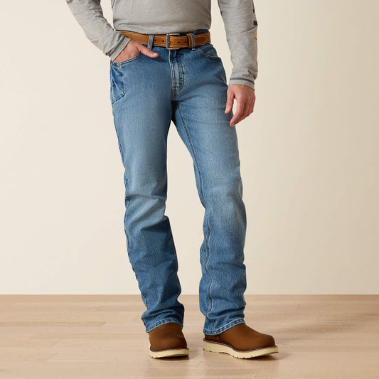 Rebar M4 Relaxed DuraStretch Basic Boot Cut Jean Ariat Men|Work