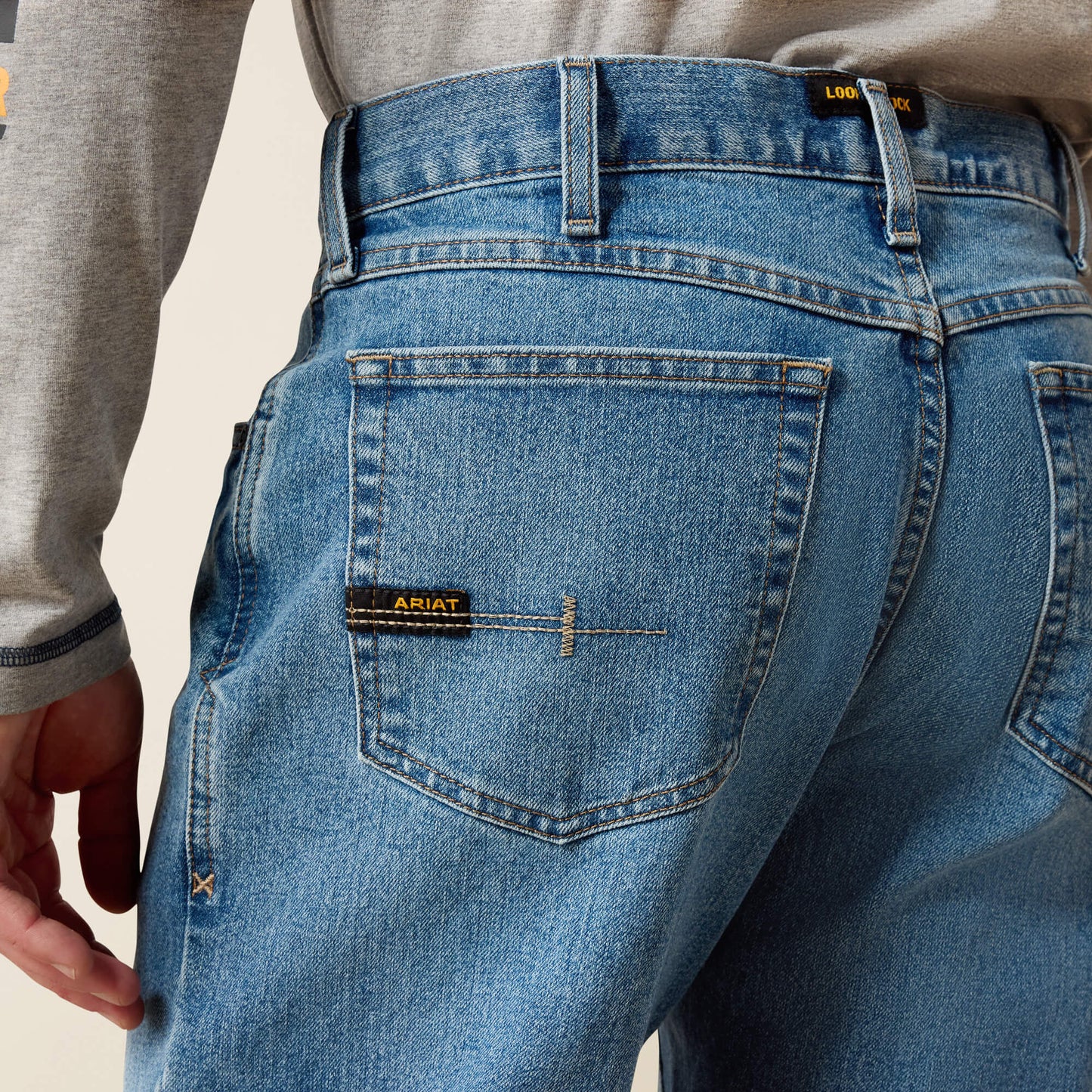 Rebar M4 Relaxed DuraStretch Basic Boot Cut Jean Ariat Men|Work