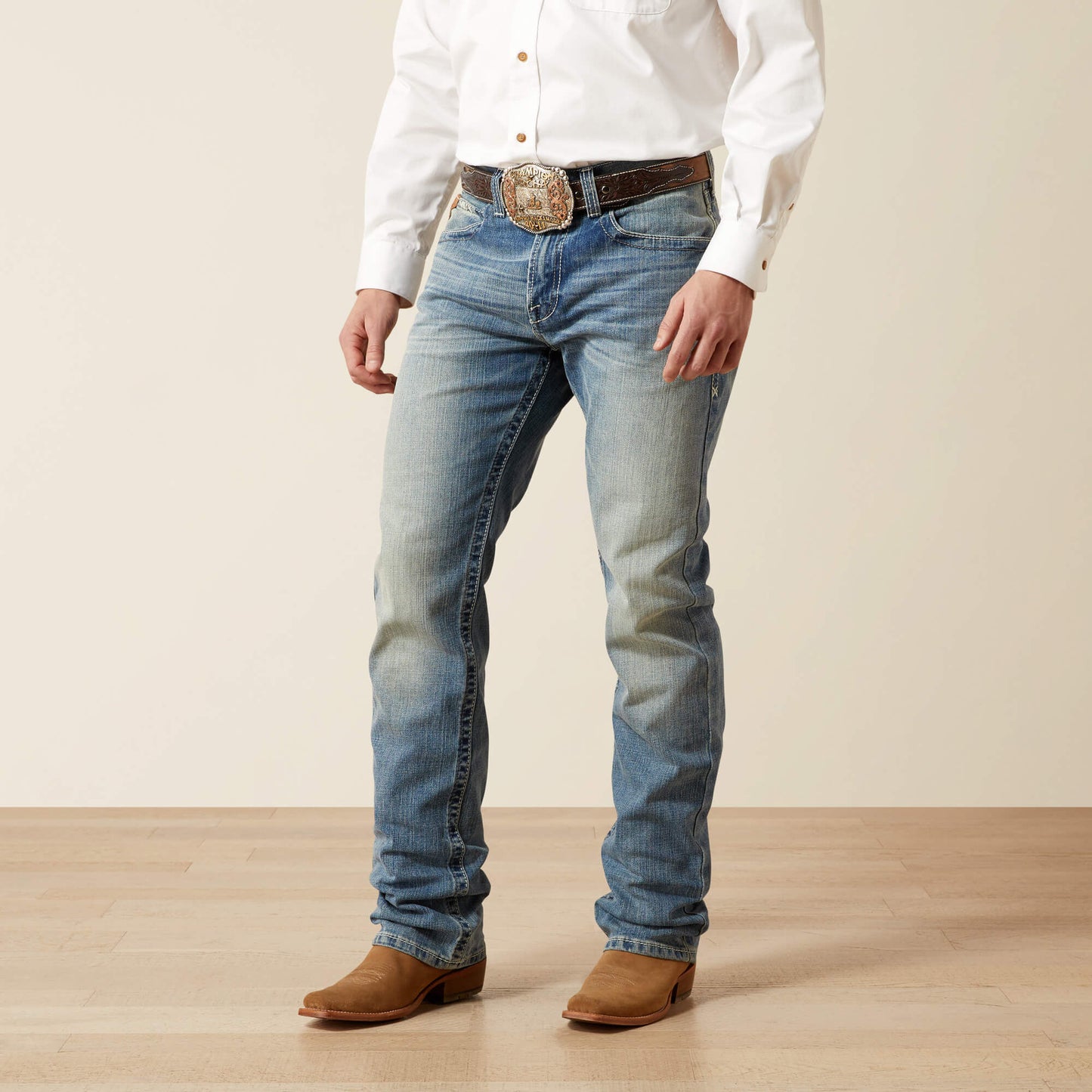 M2 Relaxed Stirling Stretch Boot Cut Jean Ariat Men