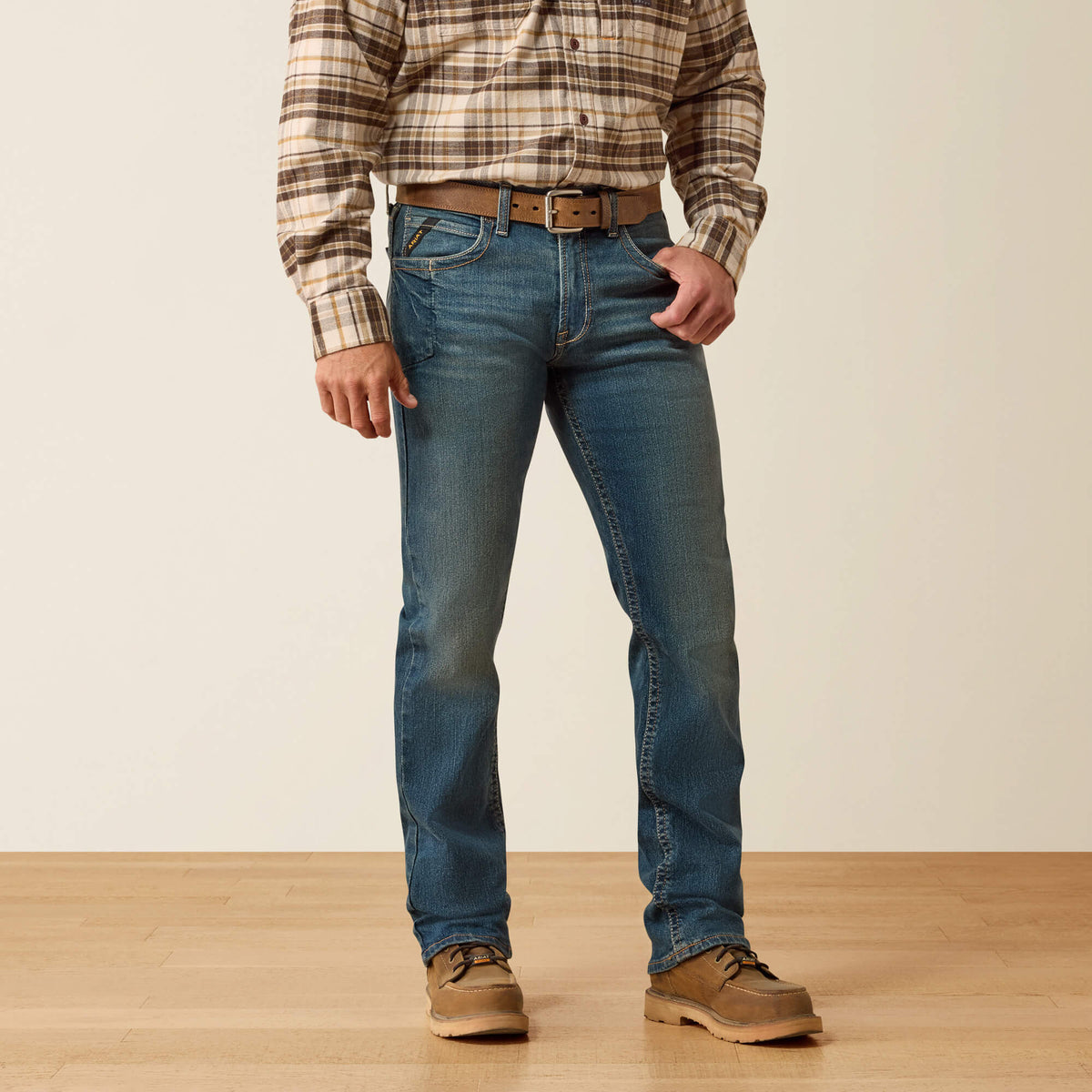 Men's Slim Fit Work Pants - Rebar Denim Ariat Men|Work