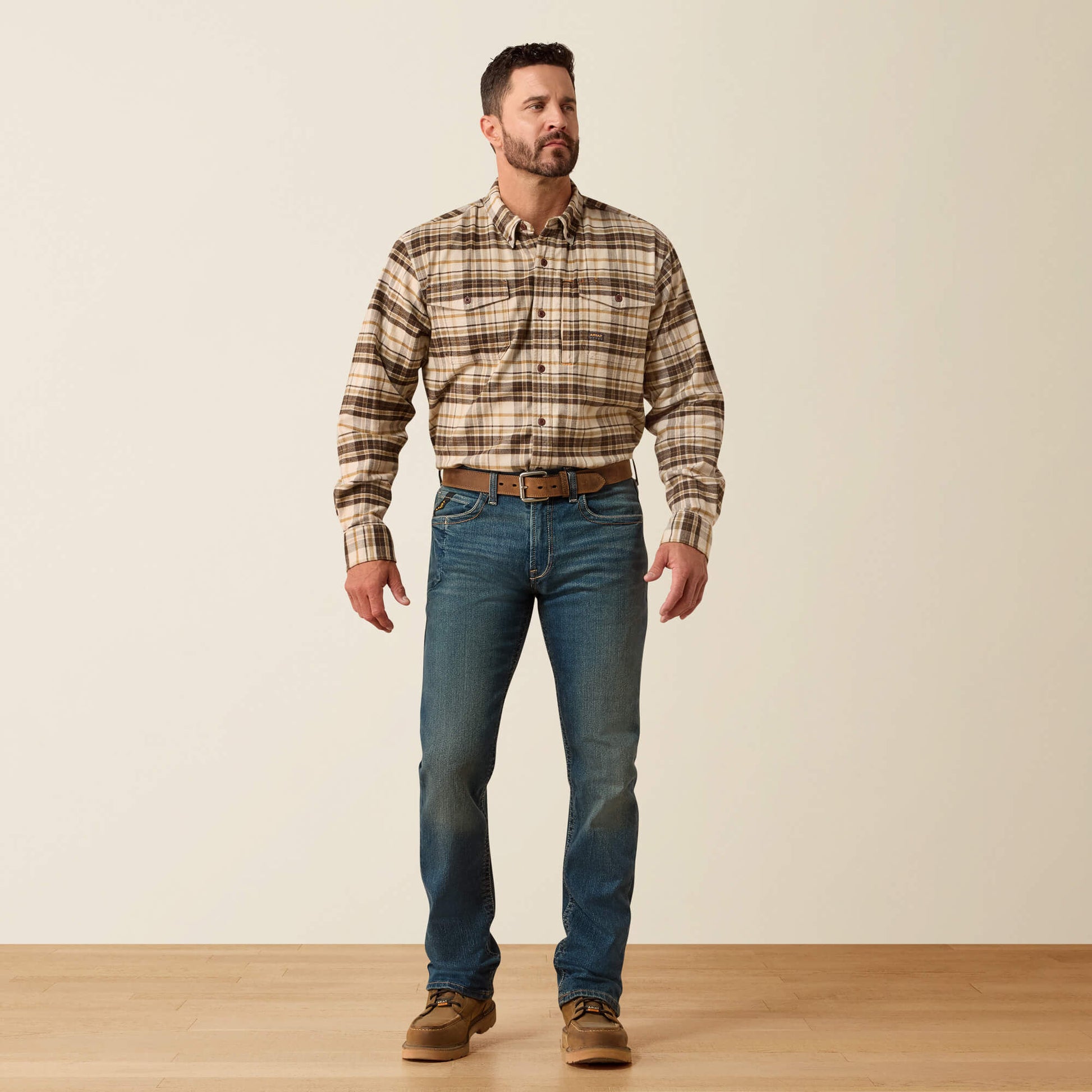 Men's Slim Fit Work Pants - Rebar Denim Ariat Men|Work