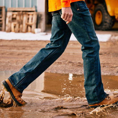 Men's Low Rise, Bootcut Work Pants - Rebar Denim Ariat Men|Work
