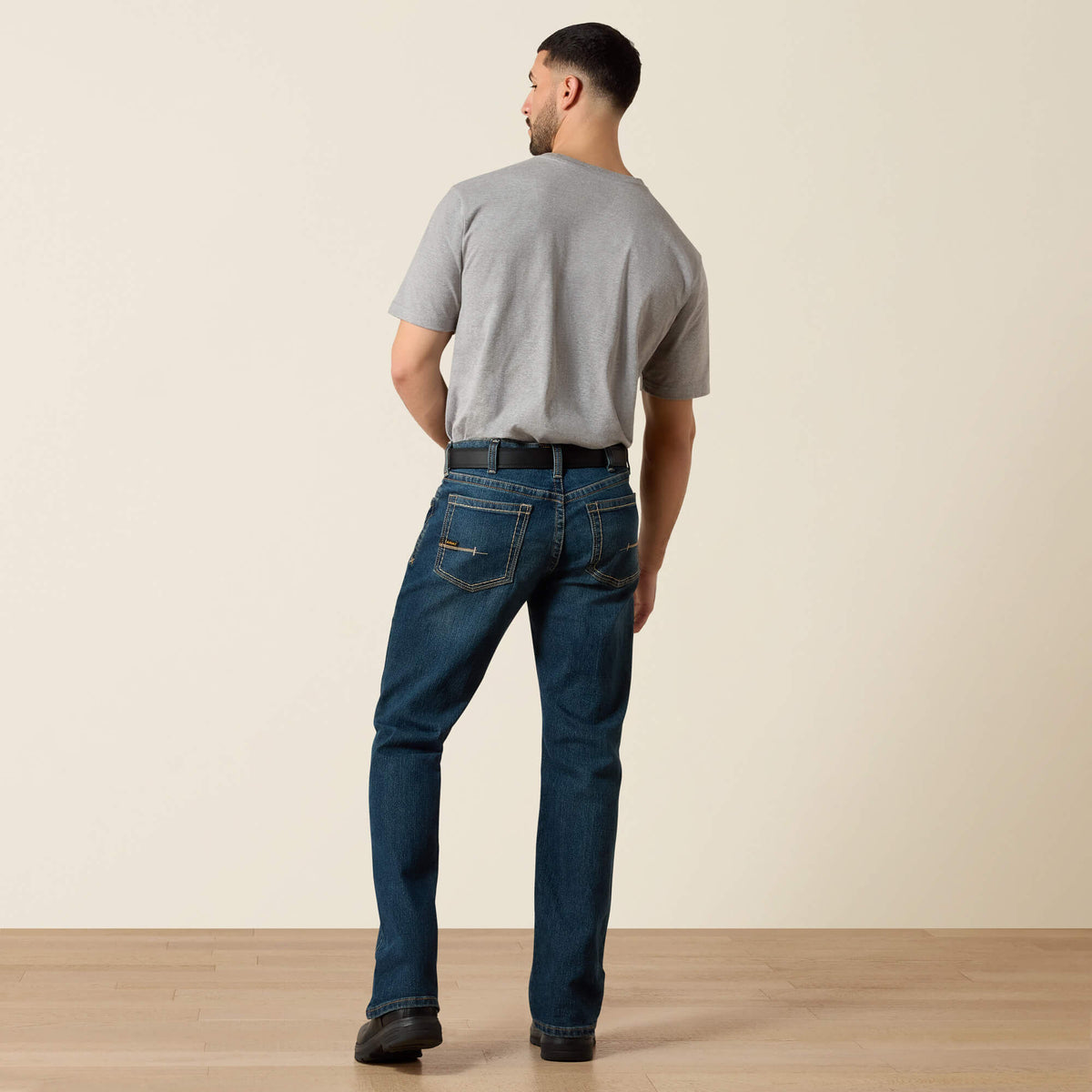 Men's Low Rise, Bootcut Work Pants - Rebar Denim Ariat Men|Work